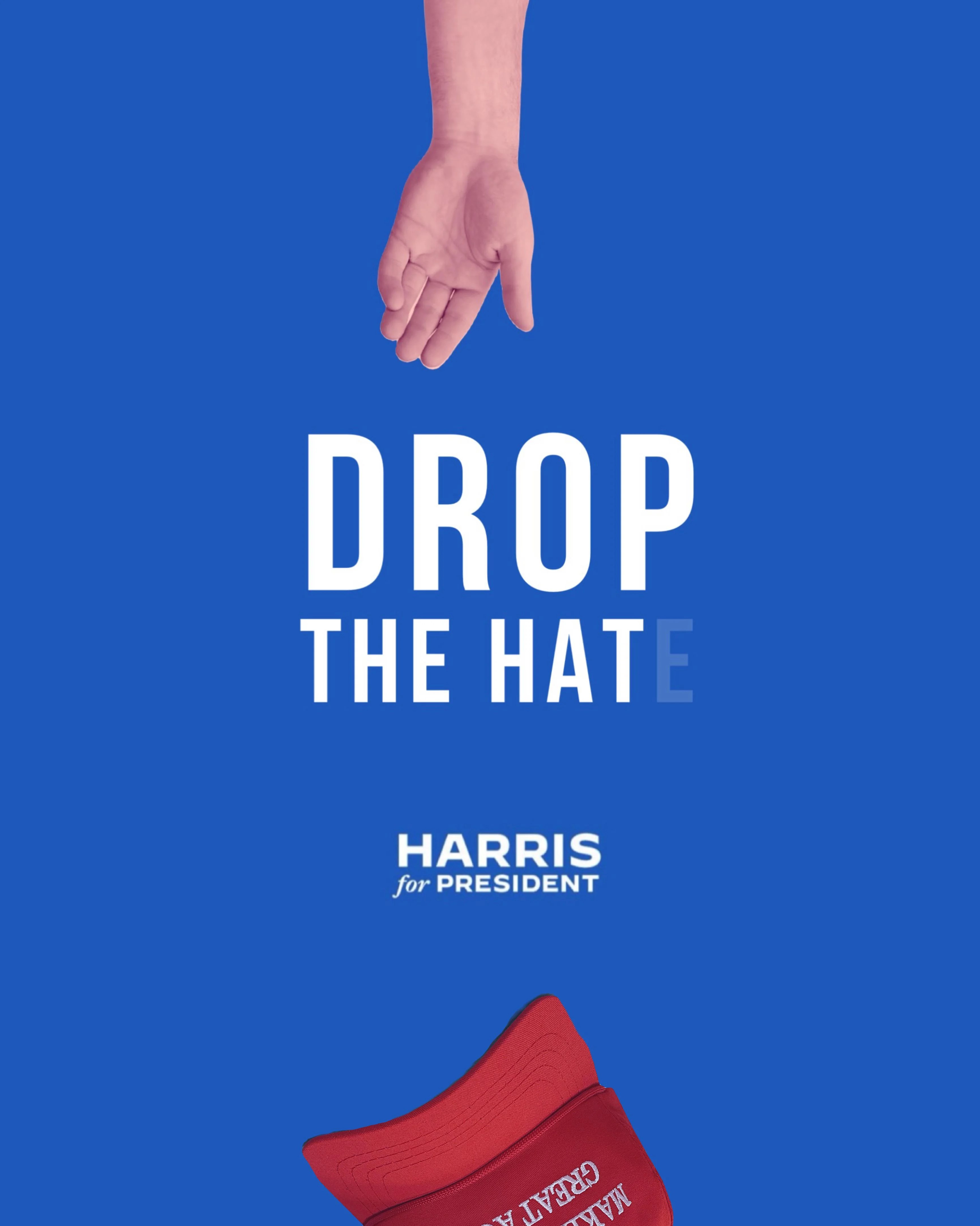 Drop The Hat/Hate For Harris Orig