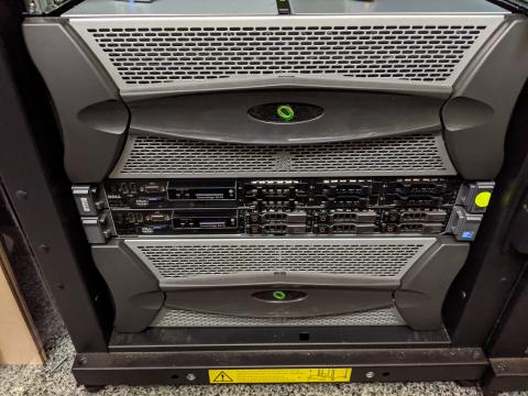 Two 60-bay NAS units